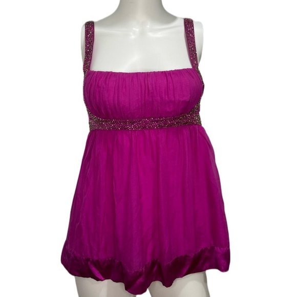 Vintage Y2k Bebe Babydoll Mesh Blouse - Picture 1 of 8